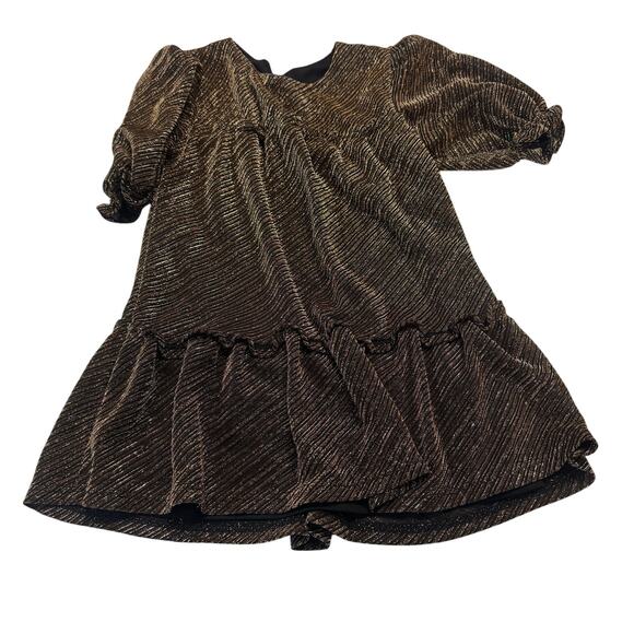 wonder nation Other - Wonder Nation Girl XS (4-5) Gold/Black Party Dress